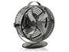 WBM Decoractive Metal Round Fan Black