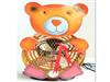 WBM Decoractive Metal Fan Bear