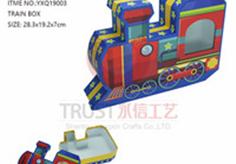 Train shape box paper gift box