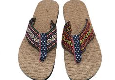   Linen slippers