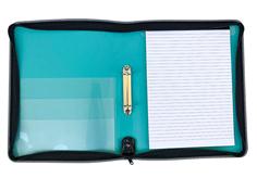 A4，Multi-function Portfolio, with 2-ring Binder and 20 sheet Notepad