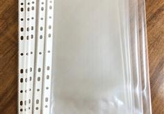 A411 Hole Punched Pockets (Sheet Protectors)